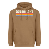 Toasted Coconut Vintage 70S 80S Style Squam Lake Nh Heavyweight Hoodie - lanVoArt