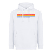 White Vintage 70S 80S Style Squam Lake Nh Heavyweight Hoodie - lanVoArt
