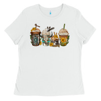 White bull skull western coffee cups Ladies Tee - Jasminsmagicworld