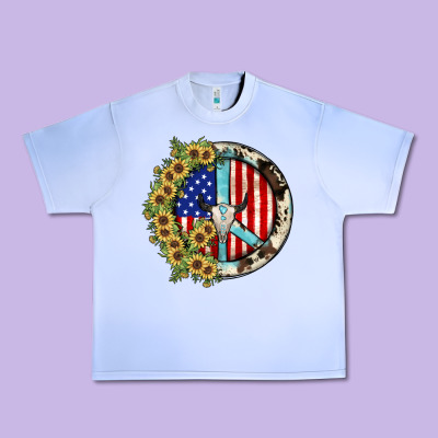 Peace Sign Urban Heavy Tee Designed By Jahusdesignshop