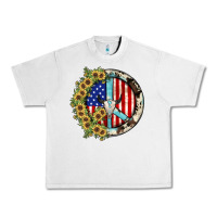Lunar Rock Peace sign Urban Heavy Tee - JahusDesignShop