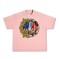 Salmon Peace sign Urban Heavy Tee - JahusDesignShop