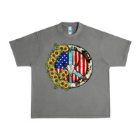 Tornado Peace sign Urban Heavy Tee - JahusDesignShop