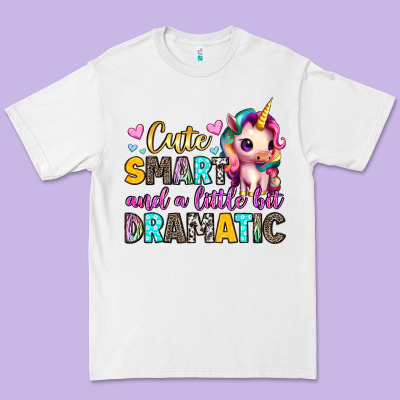 Cute Smart And A Little Bit Dramatic Premium Tee Designed By Artiststas