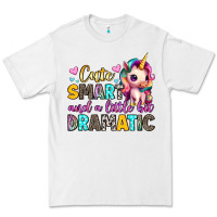 White cute smart and a little bit dramatic Premium Tee - Artiststas