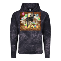 Cloud Black cow and chick easter Vintage Hoodie - TumblerDesignByShophia