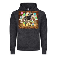 Vintage Black cow and chick easter Vintage Hoodie - TumblerDesignByShophia