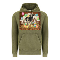 Vintage Olive cow and chick easter Vintage Hoodie - TumblerDesignByShophia