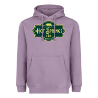 Lavender Hot Springs National Park Arkansas Nature Bear Hike Outdoors Heavyweight Hoodie - lanVoArt