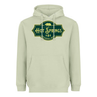 Matcha Hot Springs National Park Arkansas Nature Bear Hike Outdoors Heavyweight Hoodie - lanVoArt