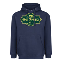 Navy Hot Springs National Park Arkansas Nature Bear Hike Outdoors Heavyweight Hoodie - lanVoArt
