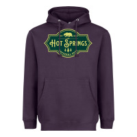 Plum Hot Springs National Park Arkansas Nature Bear Hike Outdoors Heavyweight Hoodie - lanVoArt