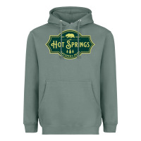 Sage Hot Springs National Park Arkansas Nature Bear Hike Outdoors Heavyweight Hoodie - lanVoArt