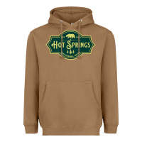 Toasted Coconut Hot Springs National Park Arkansas Nature Bear Hike Outdoors Heavyweight Hoodie - lanVoArt