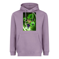 Lavender legendary broly supersaiyajin poster travel Heavyweight Hoodie - lanVoArt