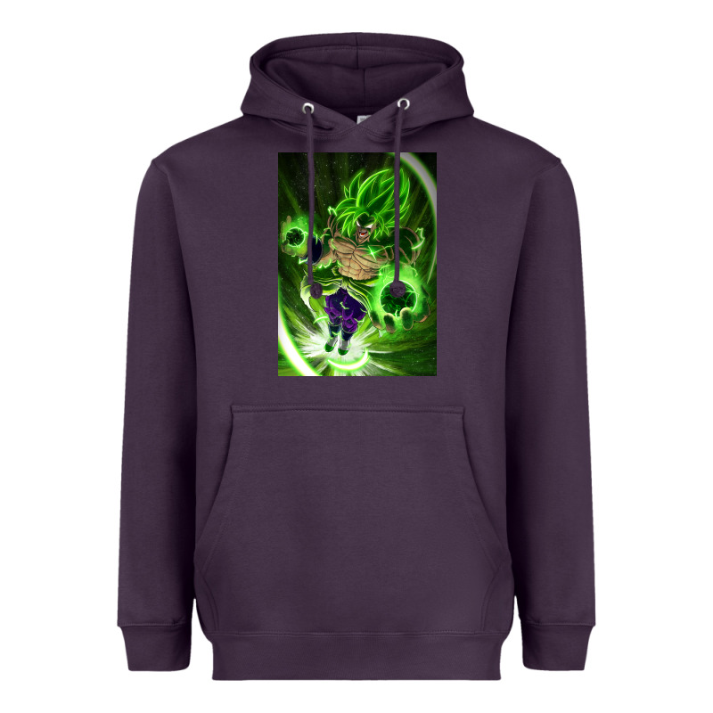 Legendary Broly Supersaiyajin Poster Travel Heavyweight Hoodie by lanVoArt | Teevron