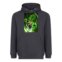 Smoke legendary broly supersaiyajin poster travel Heavyweight Hoodie - lanVoArt