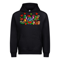 Black joy with christmas elf stitch Urban Hoodie - AdoDesignShop