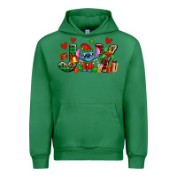 Emerald joy with christmas elf stitch Urban Hoodie - AdoDesignShop