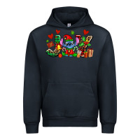 Navy joy with christmas elf stitch Urban Hoodie - AdoDesignShop