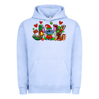 Pigment Grape Ice joy with christmas elf stitch Urban Hoodie - AdoDesignShop