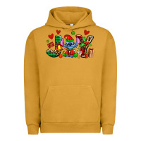Pigment Peanut Butter joy with christmas elf stitch Urban Hoodie - AdoDesignShop