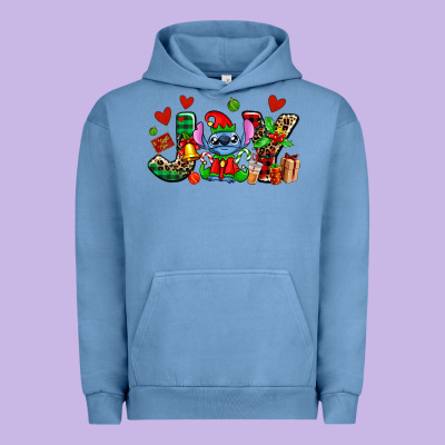 Joy With Christmas Elf Stitch Urban Hoodie Designed By Adodesignshop