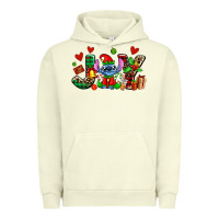 Pigment Pistachio joy with christmas elf stitch Urban Hoodie - AdoDesignShop