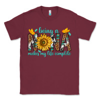 Burgundy Being a Nana Makes My Life Complete Classic Tee - texasbilliewilder