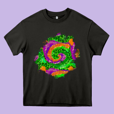 Halloween Patch  1 Heavy Core Tee Designed By Bundleandbundleshop