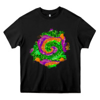 Black halloween patch  1 Heavy Core Tee - BundleAndBundleShop