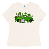 St Patrick's Gnomes Farm Truck Ladies Tee | Teevron