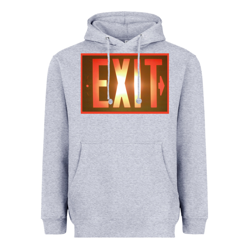 Exit Sign   Hippie Heavyweight Hoodie by lanVoArt | Teevron