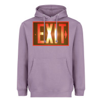 Lavender exit sign   hippie Heavyweight Hoodie - lanVoArt