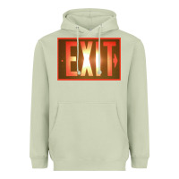 Matcha exit sign   hippie Heavyweight Hoodie - lanVoArt