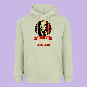 Dennycranedennycranethepresidentlocknload   Music Heavyweight Hoodie Designed By Lanvoart