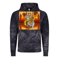 Cloud Black tigers with scratches Vintage Hoodie - TumblerDesignByShophia