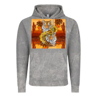 Cloud Rock tigers with scratches Vintage Hoodie - TumblerDesignByShophia