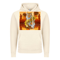 Vintage Arctic tigers with scratches Vintage Hoodie - TumblerDesignByShophia