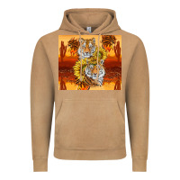 Vintage Camel tigers with scratches Vintage Hoodie - TumblerDesignByShophia