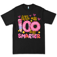 Little Miss 100 Days Smarter Premium Tee | Teevron