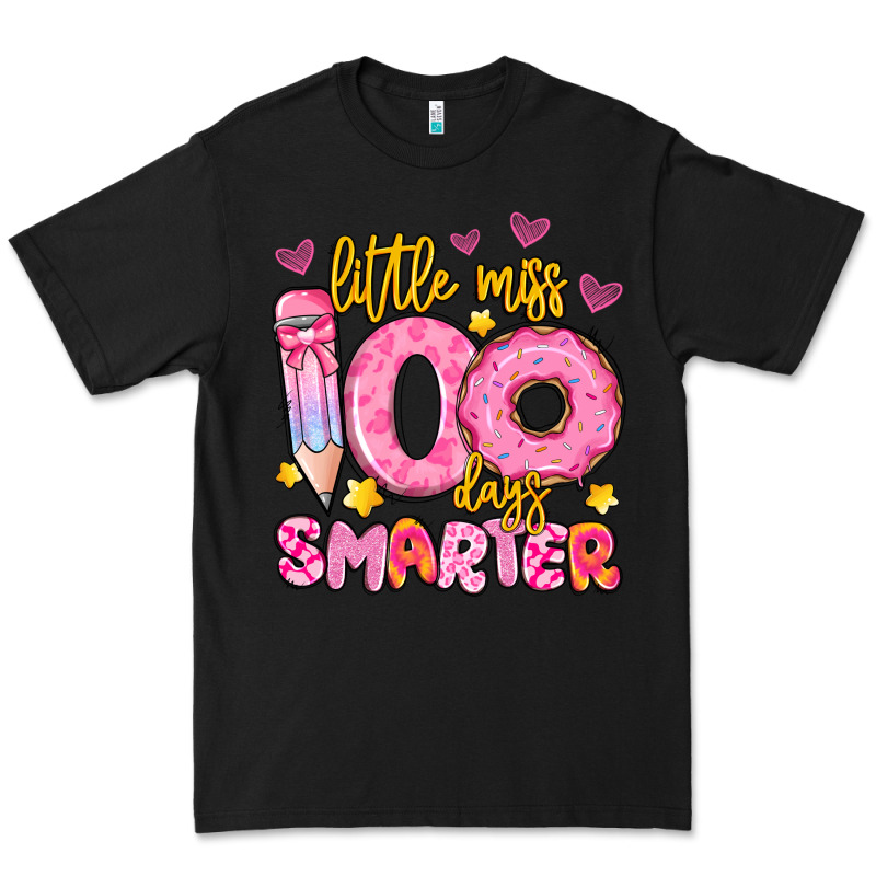Little Miss 100 Days Smarter Premium Tee by Artiststas | Teevron