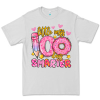 Dove Grey little miss 100 days smarter Premium Tee - Artiststas