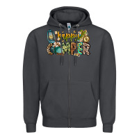 Smoke happy camper Zipper Hoodie - CowhideDigitalArt