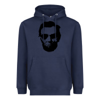 Navy cool abe lincoln with aviator sunglasses black Heavyweight Hoodie - lanVoArt