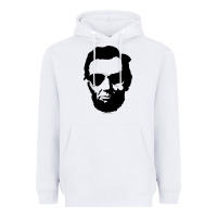 White cool abe lincoln with aviator sunglasses black Heavyweight Hoodie - lanVoArt