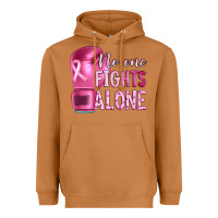 Meerkat Breast cancer no one fights alone boxing Heavyweight Hoodie - Artiststas