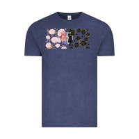 Vintage Denim gothic girl and colorful girl best friends with Vintage Tee - TumblerDesignByShophia