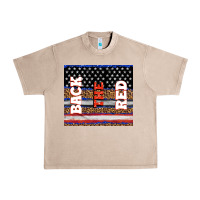 French Oak America back the red Urban Heavy Tee - TumblerDesignByShophia