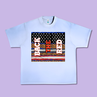 America Back The Red Urban Heavy Tee Designed By Tumblerdesignbyshophia